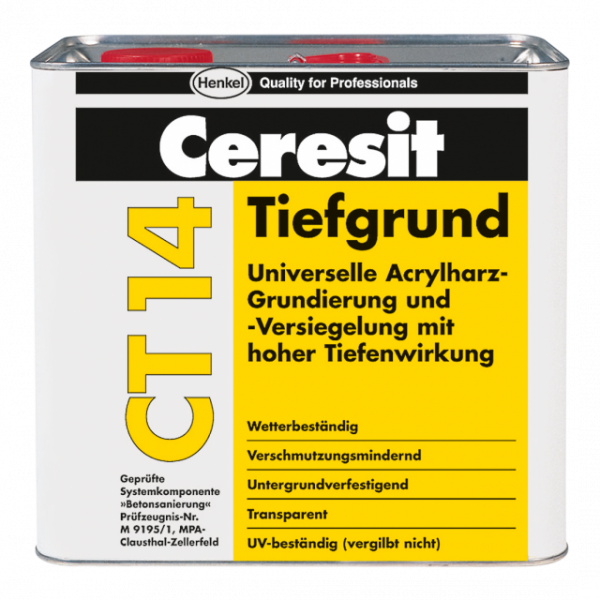 Грунтовка глибокопроникаюча Ceresit CT 14 Tiefgrund