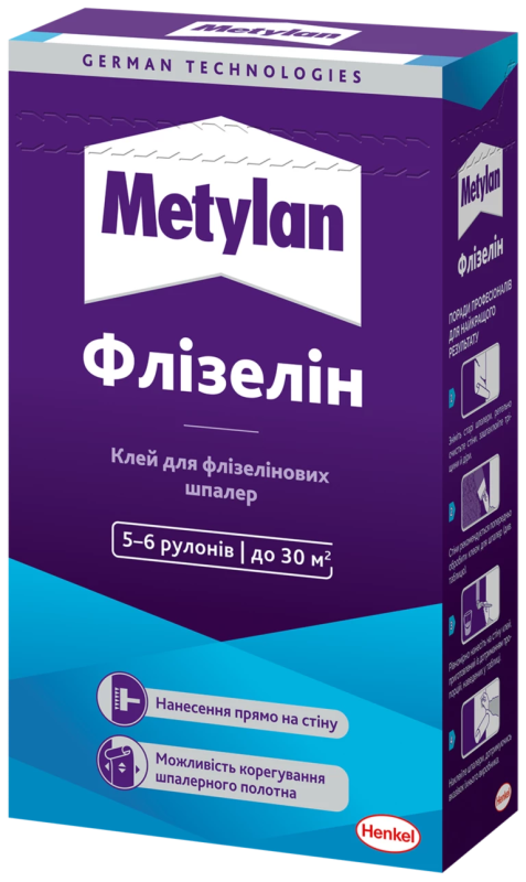 Клей для флізелінових шпалер Metylan Флізелін
