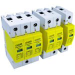 Обмежувач перенапруги Leader АC4P 385В 40кА (LASPD4P- 40KA)