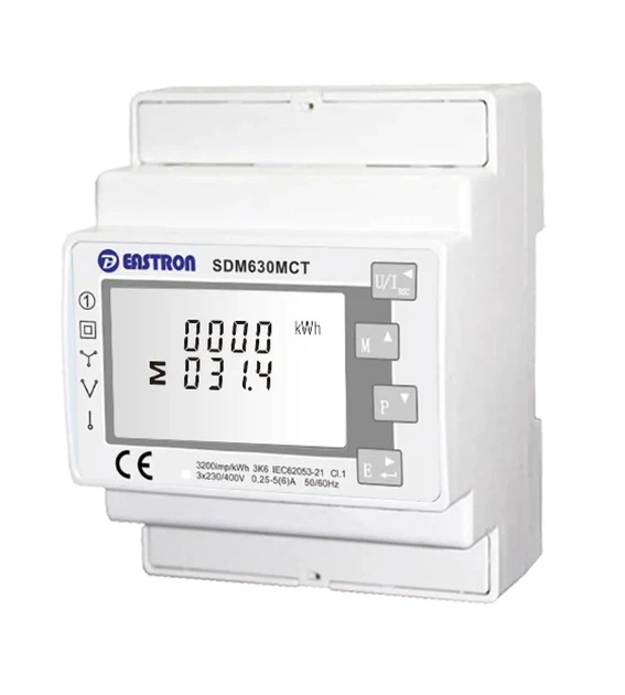 Лічільник Three phase energy meter Eastron SDM 630MCT-ETL ESCT-T24 250A/1A